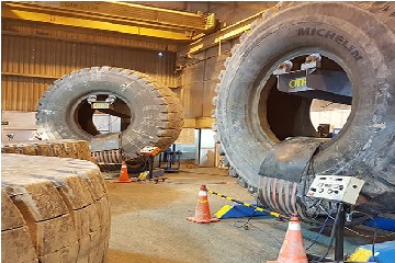 Vulcanizado de llantas y fajas industriales